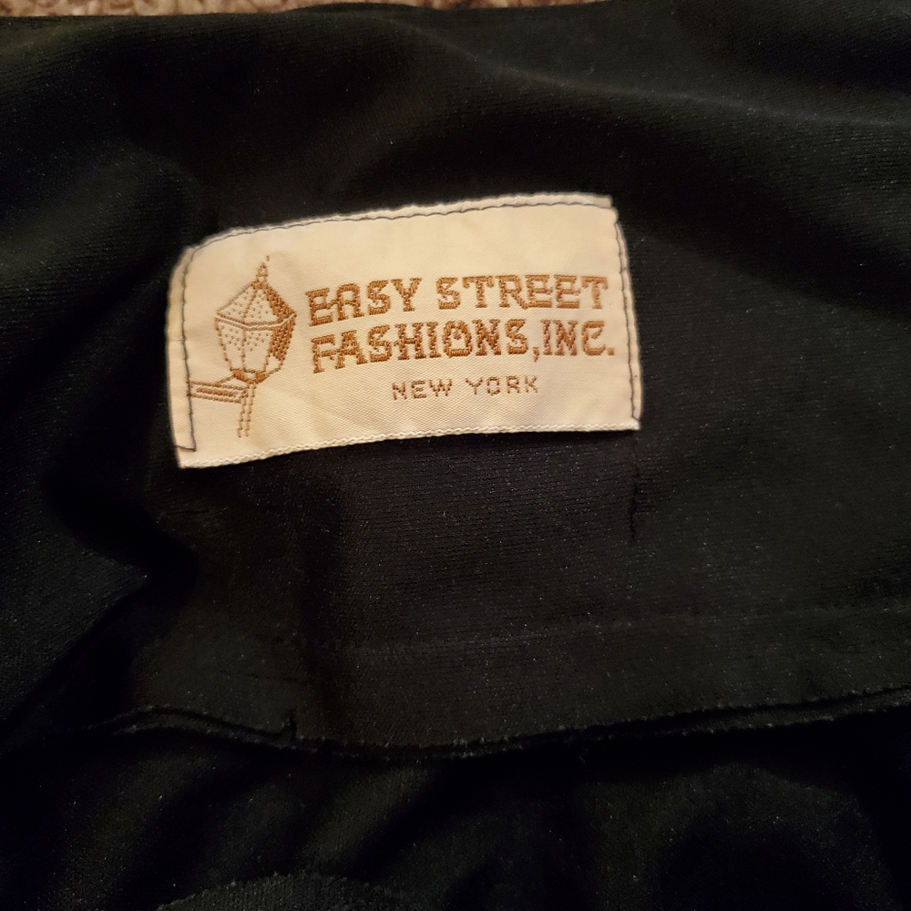 Vintage Easy Street Fashion Black Disco 70s Maxi Dress - Picture 5 of 8